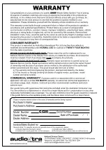 Preview for 3 page of Audioxtra axis CC20 Series Installation Manual