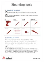 Preview for 5 page of Audipack FPL-90E Mounting Instructions