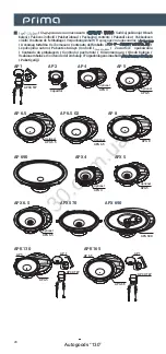 Preview for 5 page of Audison APK 165 2 Ohm Prima Owner'S Manual