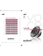 Audison AV 1.1 Owner'S Manual preview