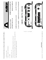 Preview for 1 page of Audison LR 132 Owner'S Manual