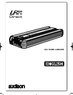 Предварительный просмотр 1 страницы Audison LRX6SR User Manual