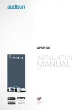 Предварительный просмотр 1 страницы Audison Prima APSP G6 Installation Manual