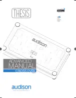 Preview for 1 page of Audison THESIS THX 2 Advanced Manual