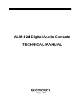 Preview for 1 page of Auditronics ALM-12d Technical Manual