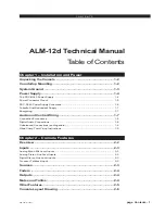 Preview for 4 page of Auditronics ALM-12d Technical Manual