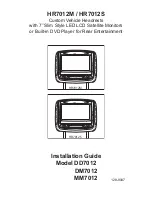 Preview for 1 page of Audivox DD7012 Installation Manual