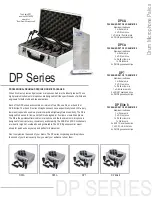 Audix 4-piece Drum Mic Package DP4a Specification preview