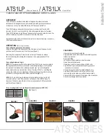 Preview for 1 page of Audix ATS Series Manual