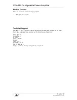 Preview for 3 page of Audix CPA240 Manual