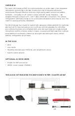 Preview for 2 page of Audix DANTE-AES67 Installation & Operating Manual