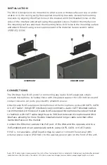 Preview for 4 page of Audix DANTE-AES67 Installation & Operating Manual