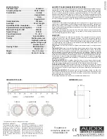 Предварительный просмотр 2 страницы Audix M1255B Series Quick Start Manual