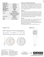 Preview for 2 page of Audix OM6 Manual