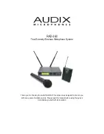 Audix RAD-360 User Manual preview