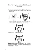 Предварительный просмотр 15 страницы Audix RAD-360 User Manual