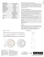 Предварительный просмотр 2 страницы Audix UEM81C Quick Start Manual