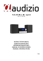 Preview for 1 page of Audizio 102.326 Instruction Manual