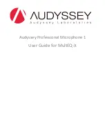 Preview for 1 page of Audyssey APM1 User Manual