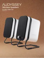 Audyssey Wireless Speaker Product Manual preview