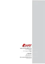 Предварительный просмотр 84 страницы auer 151201 Installation And Operating Instructions Manual