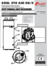 Предварительный просмотр 1 страницы auer Edel 270 AIR DE/2 Supplemental Installer Manual