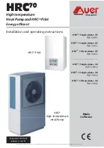 Предварительный просмотр 1 страницы auer HRC 70 PILOT-PREMIUM Installation And Operating Instructions Manual