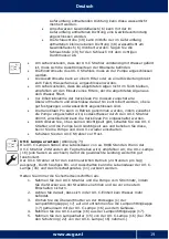 Preview for 19 page of Auga VarioClean 36 Operation Instructions Manual