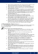 Preview for 20 page of Auga VarioClean 36 Operation Instructions Manual