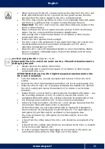 Preview for 22 page of Auga VarioClean S Operation Instructions Manual