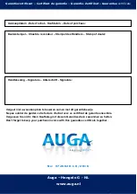 Preview for 28 page of Auga VarioClean S Operation Instructions Manual