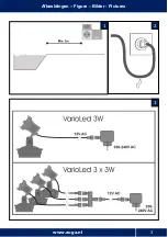 Preview for 3 page of Auga VarioLed 3 x 3W Operation Instructions Manual