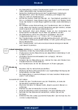 Preview for 13 page of Auga VarioLed 3 x 3W Operation Instructions Manual