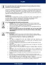 Preview for 16 page of Auga VarioLed 3 x 3W Operation Instructions Manual