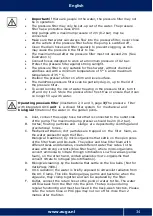 Preview for 34 page of Auga VarioPress 14000 Operation Instructions Manual