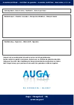 Preview for 40 page of Auga VarioPress 14000 Operation Instructions Manual