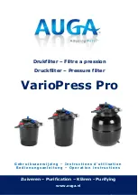 Preview for 1 page of Auga VarioPress Pro 
24000 Operation Instructions Manual