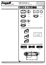 Предварительный просмотр 1 страницы Augenti LIGHTING MERIDIAN 2 Installation Instructions