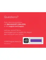 Предварительный просмотр 4 страницы August ASL-02 Quick Start Manual