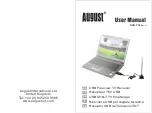 August DVB-T202 User Manual preview