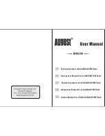 August MB400 User Manual предпросмотр