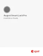 August Smart Lock Pro Installation Manual preview