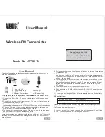 Предварительный просмотр 1 страницы August WT601N User Manual