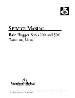 Augustine Medical Bair Hugger 200 Series Service Manual предпросмотр