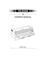 Предварительный просмотр 1 страницы AUI fb-600E Owner'S Manual