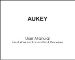 Предварительный просмотр 1 страницы Aukey BR-C19 Manual