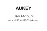 Aukey CB-A2 User Manual preview