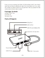 Предварительный просмотр 2 страницы Aukey CB-C59 User Manual