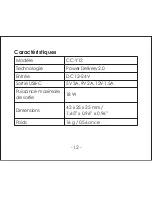 Preview for 14 page of Aukey CC-Y12 User Manual