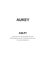 Aukey KM-P7 User Manual предпросмотр